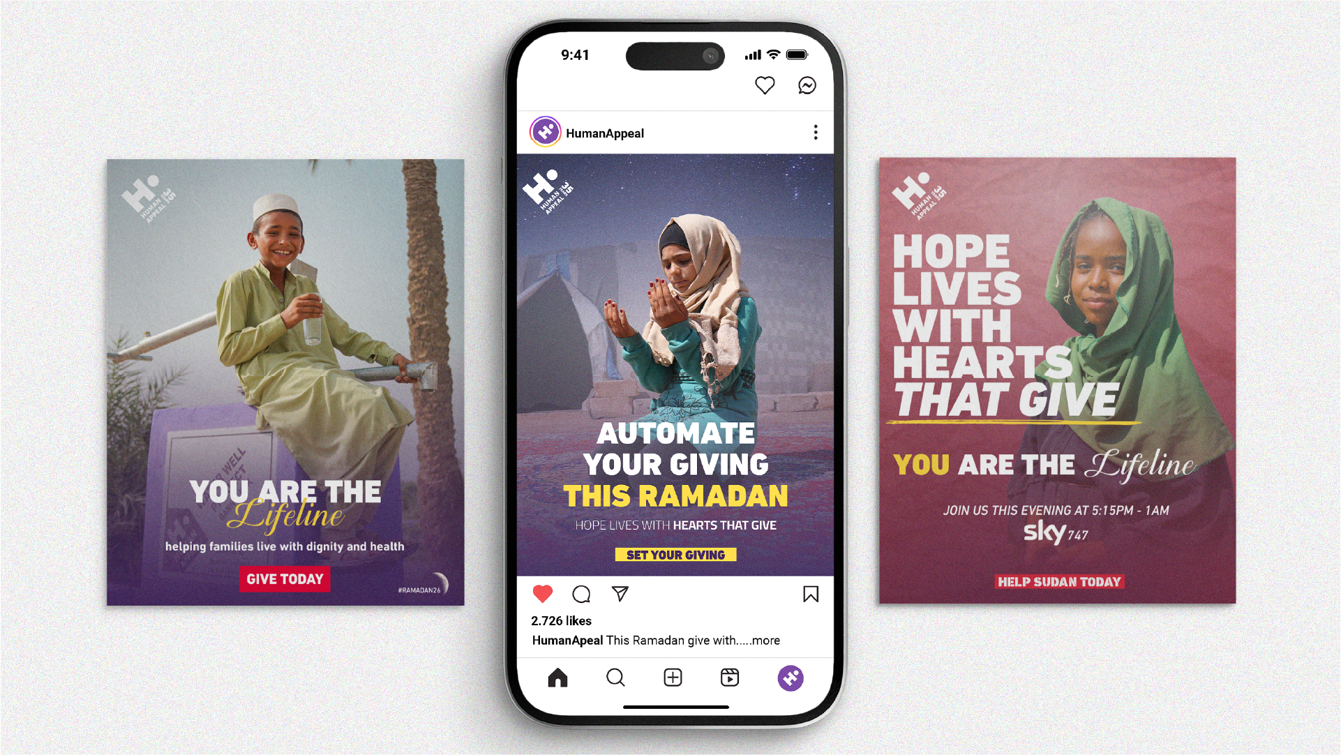 Human Appeal social media campaign
